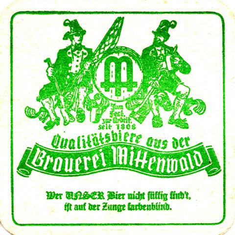 mittenwald gap-by mitten quad 3a (185-qualit�tsbiere-gr�n)